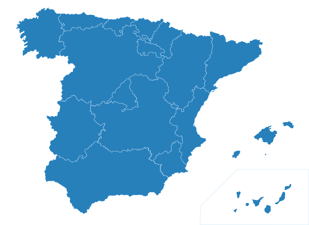 Map of Spain
